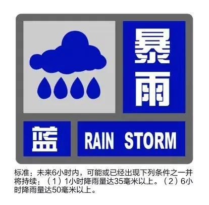 宝山发布暴雨蓝色预警预计大部分街镇将出现强降水请注意防范！